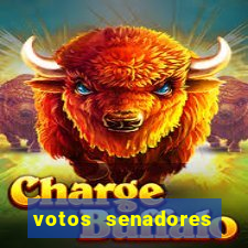 votos senadores impeachment moraes